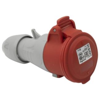 Toma extensión trifásico 3 polos + tierra 16A/415V Legrand (Rojo)