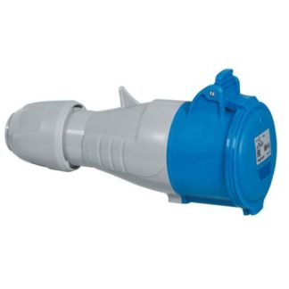 Toma extensión monofásico 2 polos + tierra 32A/250V Legrand (Azul)