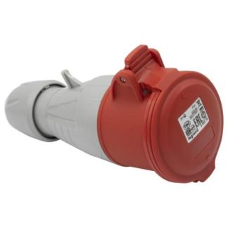 Toma extensión trifásico 3 polos + tierra 32A/415V Legrand (Rojo)