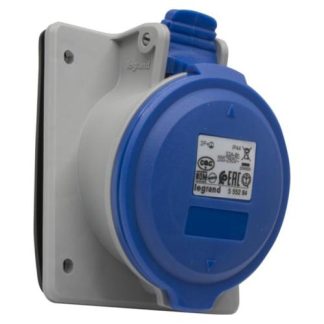 Toma semiempotrable monofásica 2 polos + tierra 32A/250V Legrand (Azul)