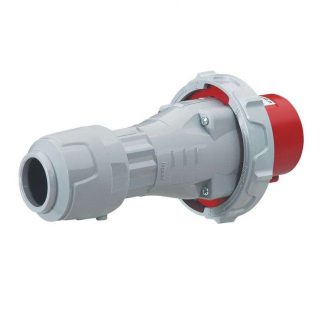 Enchufe trifásico 3 polos + tierra 63A/415V Legrand (Rojo)