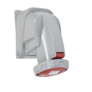 Toma sobrepuesta trifásica 3 polos + tierra 63A/415V Legrand (Roja)