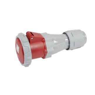 Toma extensión trifásico 3 polos + tierra 125A/415V Legrand (Rojo)
