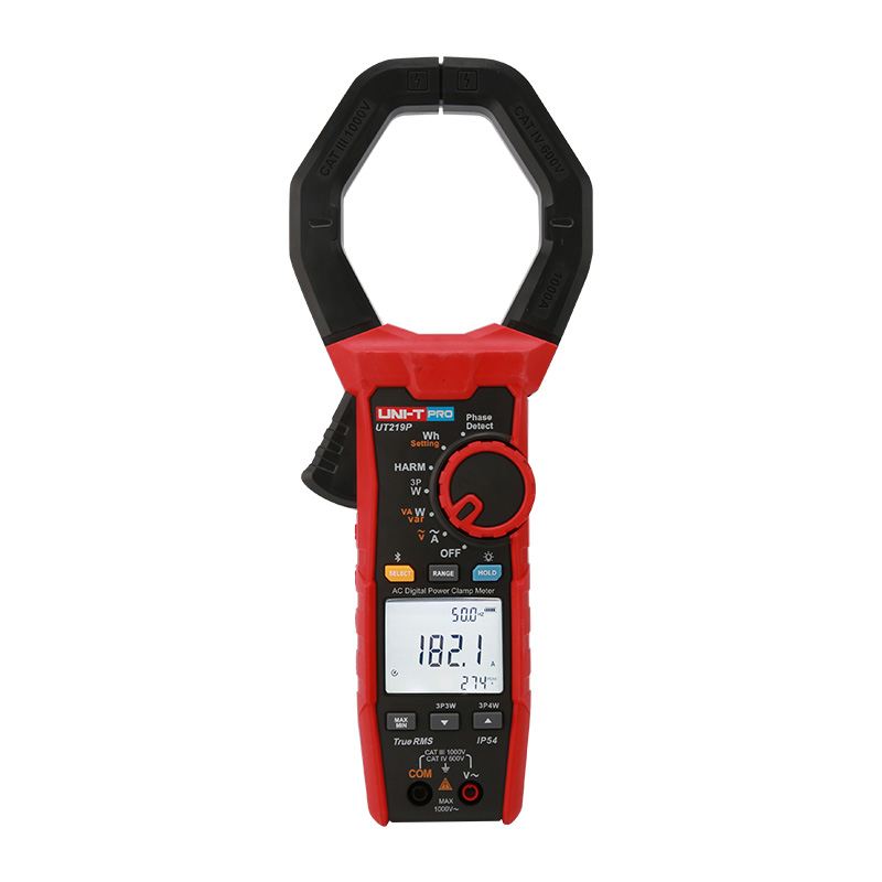 Pinza Amperimétrica Medidora de Potencia y Armónicos UNI-T UT219P