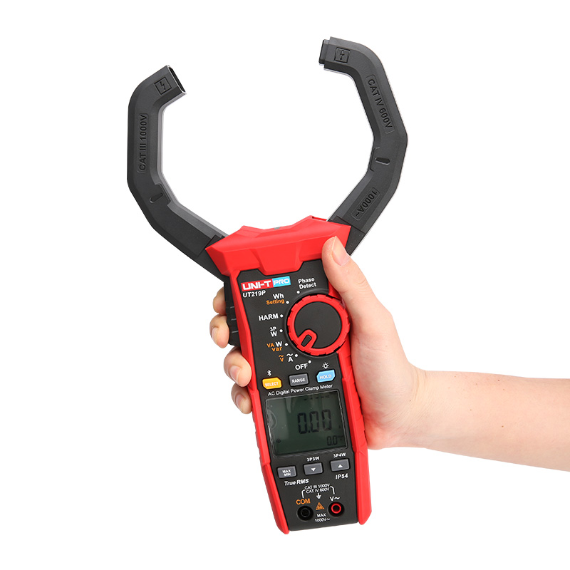 Pinza Amperimétrica Medidora de Potencia y Armónicos UNI-T UT219P - Imagen 3